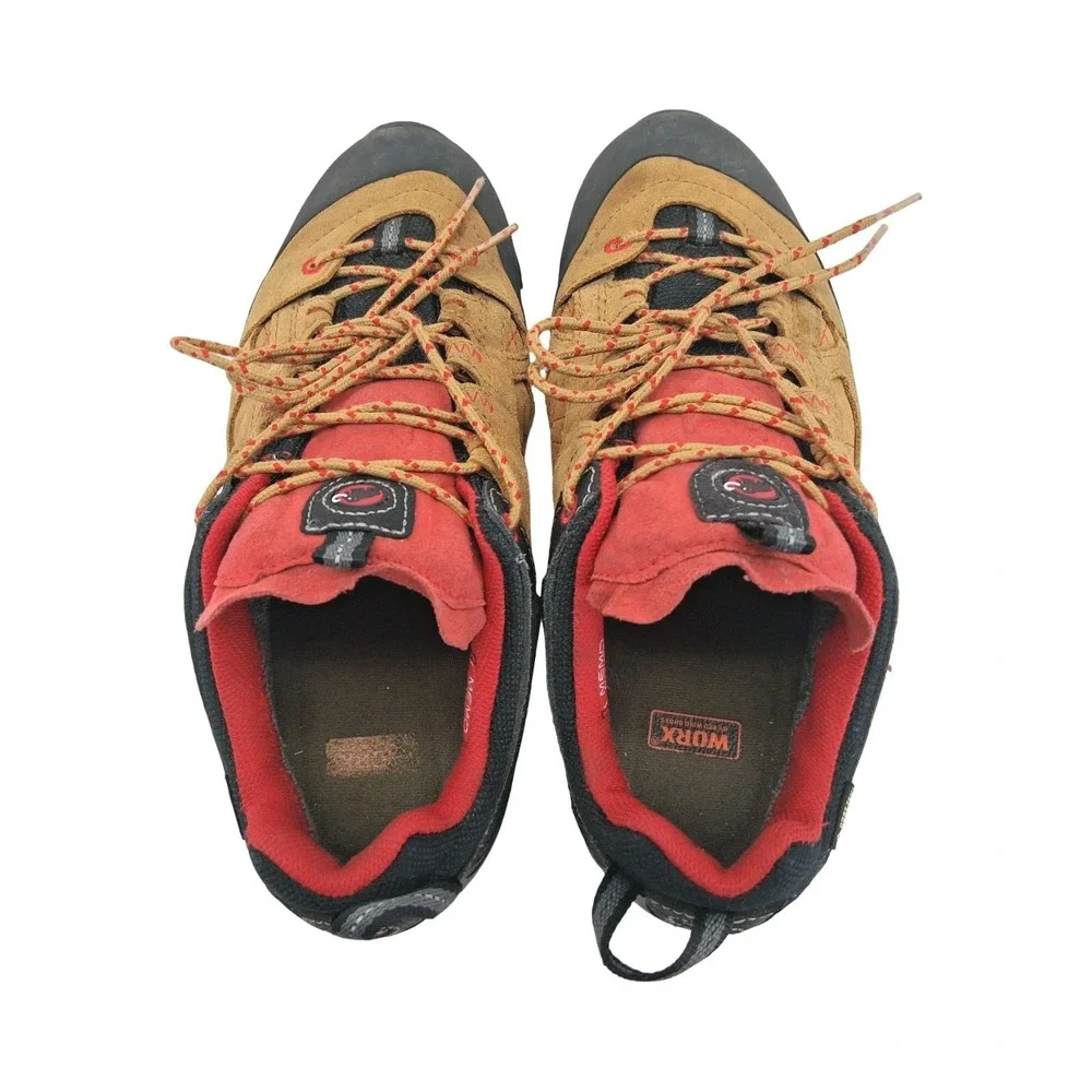 Mammut Ridge Low GTX Shoes Mens Size 9 Brown Waterproof Hiking Suede Trail